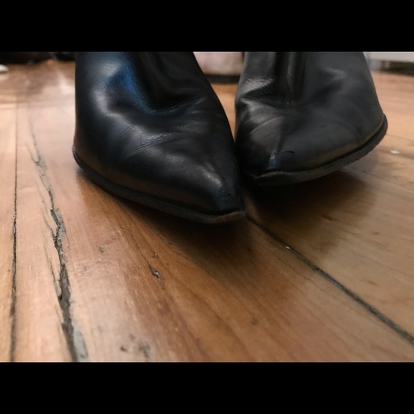 Sz 7 leather boots - Picture 6 of 7